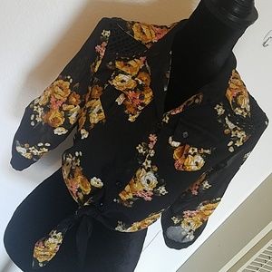 Floral crop top